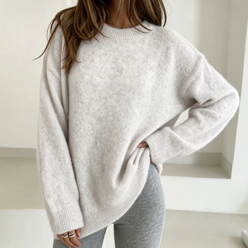 Jersey de Alpaca Cuello Redondo